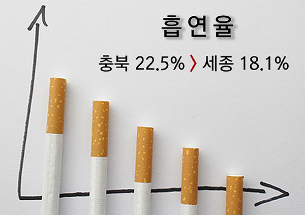 고위험 음주·흡연율, ‘충북 높고 세종 최저’